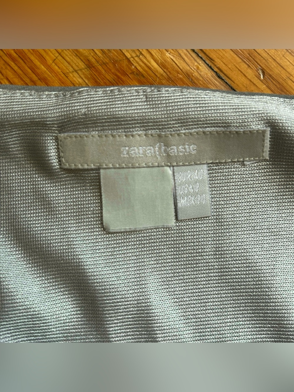 Zara Light Grey Slip Dress - Picture 4 of 5